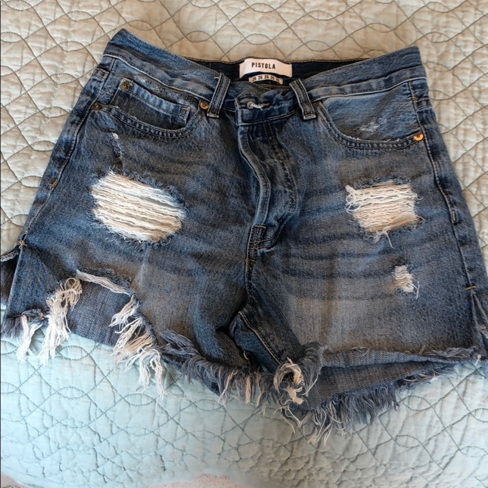 Pistola Jean - button fly cutoff shorts